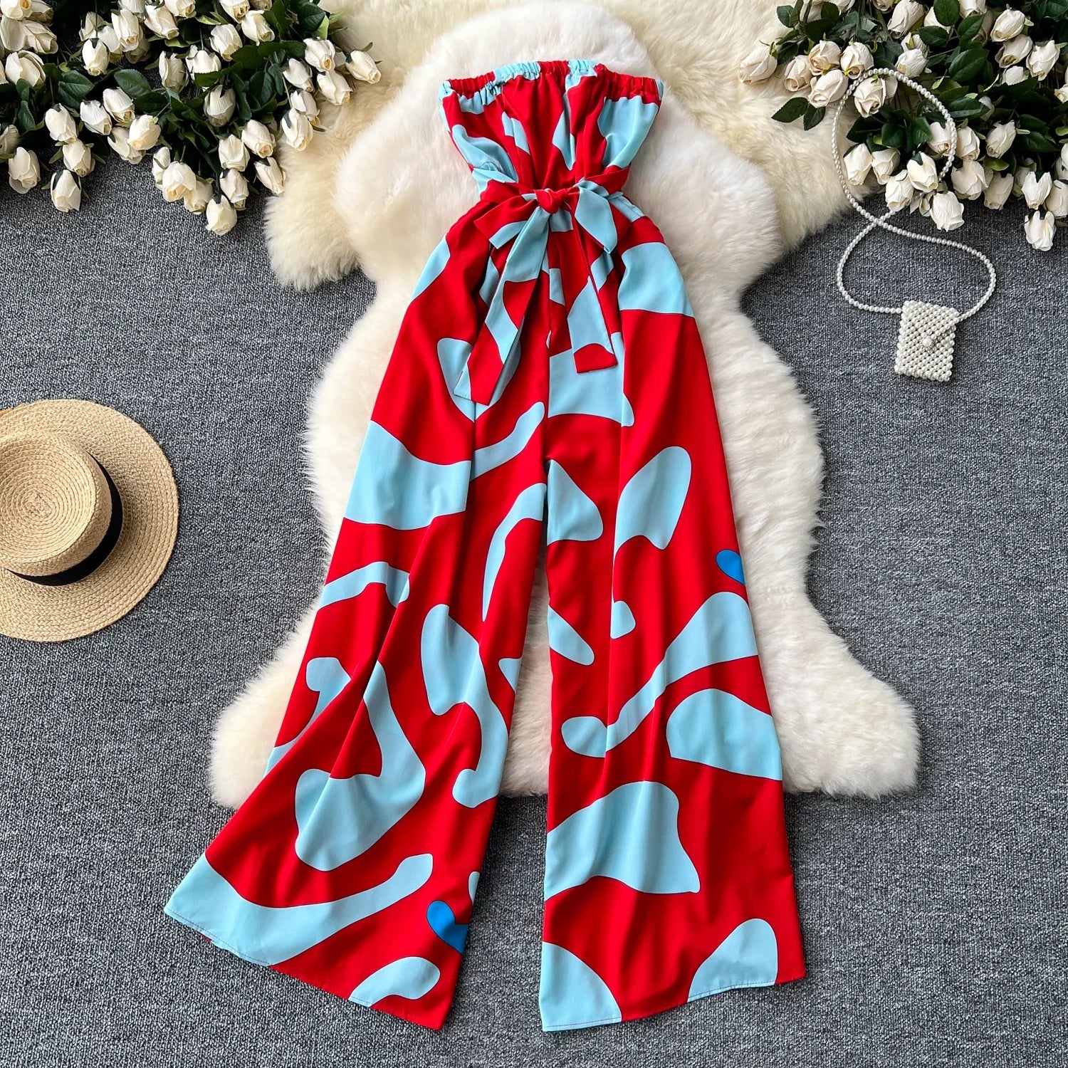 Elegant Sexy Suspender Jumpsuit