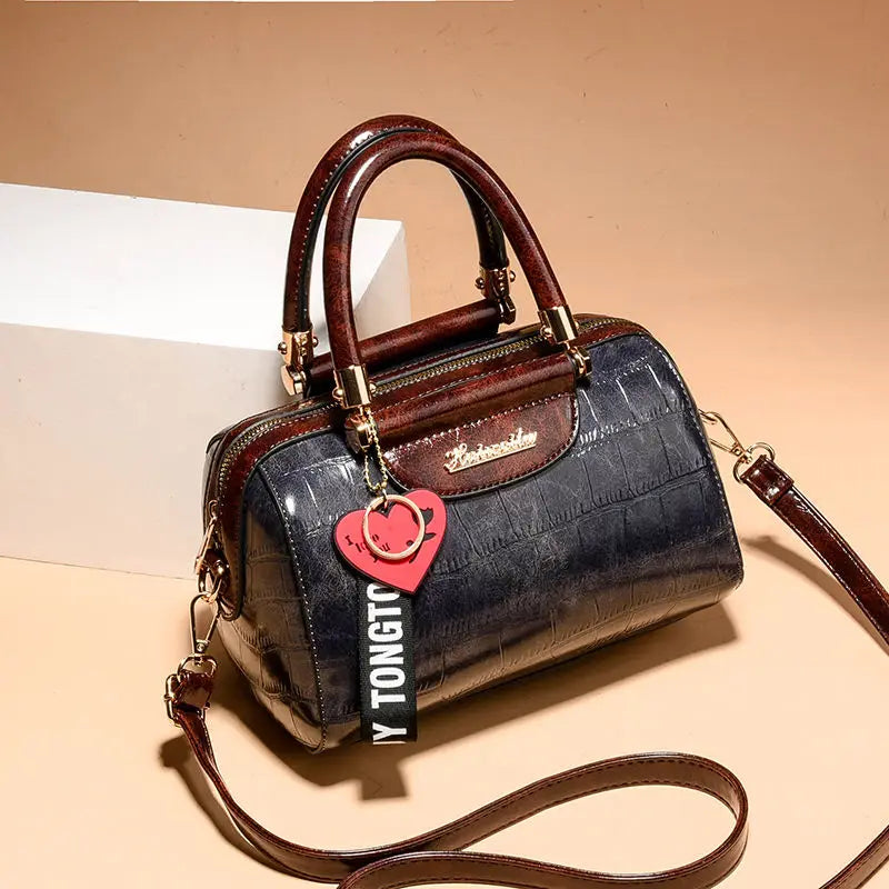Luxury Design Handbag Shoulder Bag Top Quality PU Leather Women Handbags Crocodile Tote Bag Fashion Female Crossbody Bags Purse
