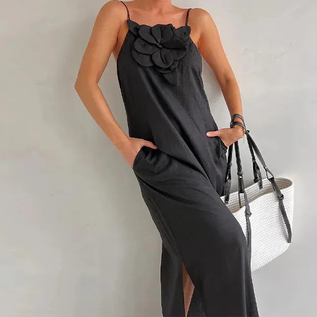 Luxury Women's Long Dress Summer 2024 Fashion Female's Strapless Sleeveless Dresses Casual Pullover Y2k Long Skirt Streetwear