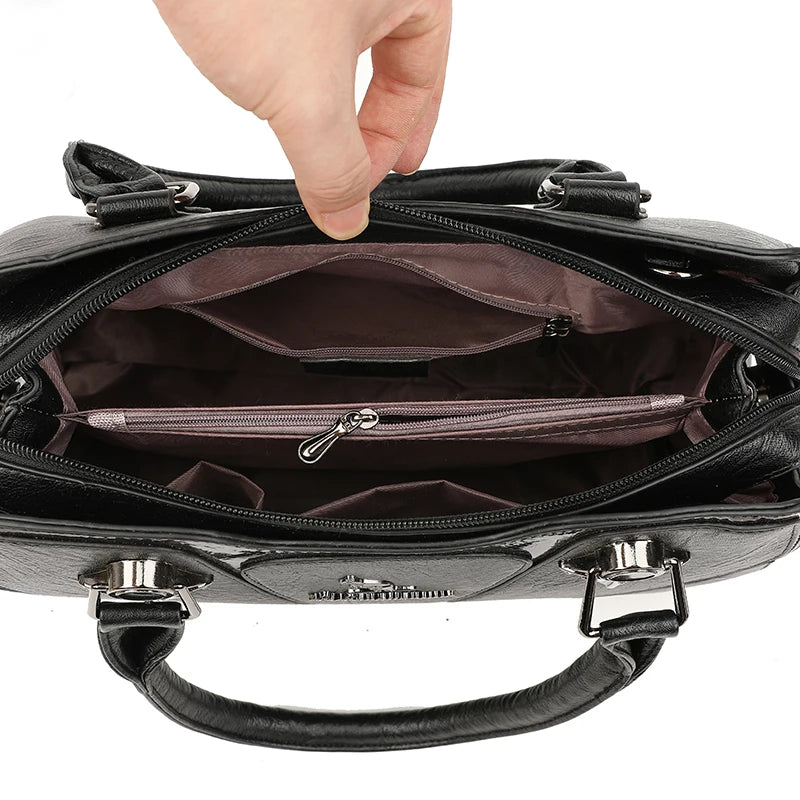Luxury Leather Handbag for Women