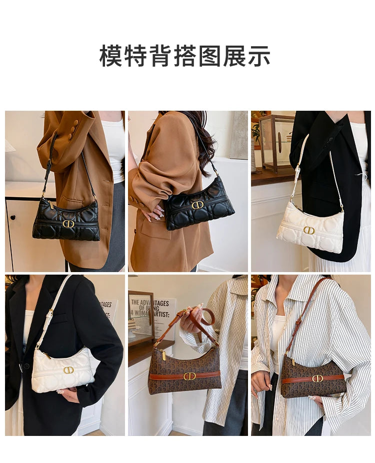 Classic Women's Leather Handbag Designer Crossbody Shoulder Purse Tote Bag Ladies Luxury Brand Perfect Gift Idea
