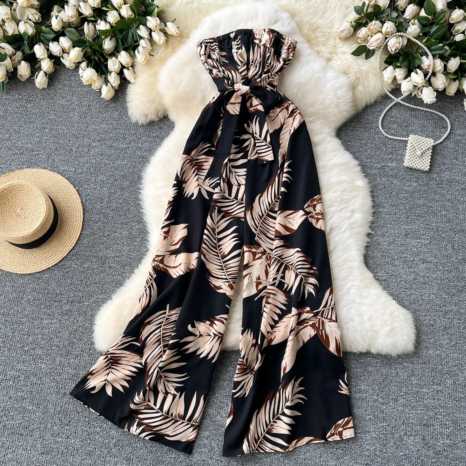 Elegant Sexy Suspender Jumpsuit