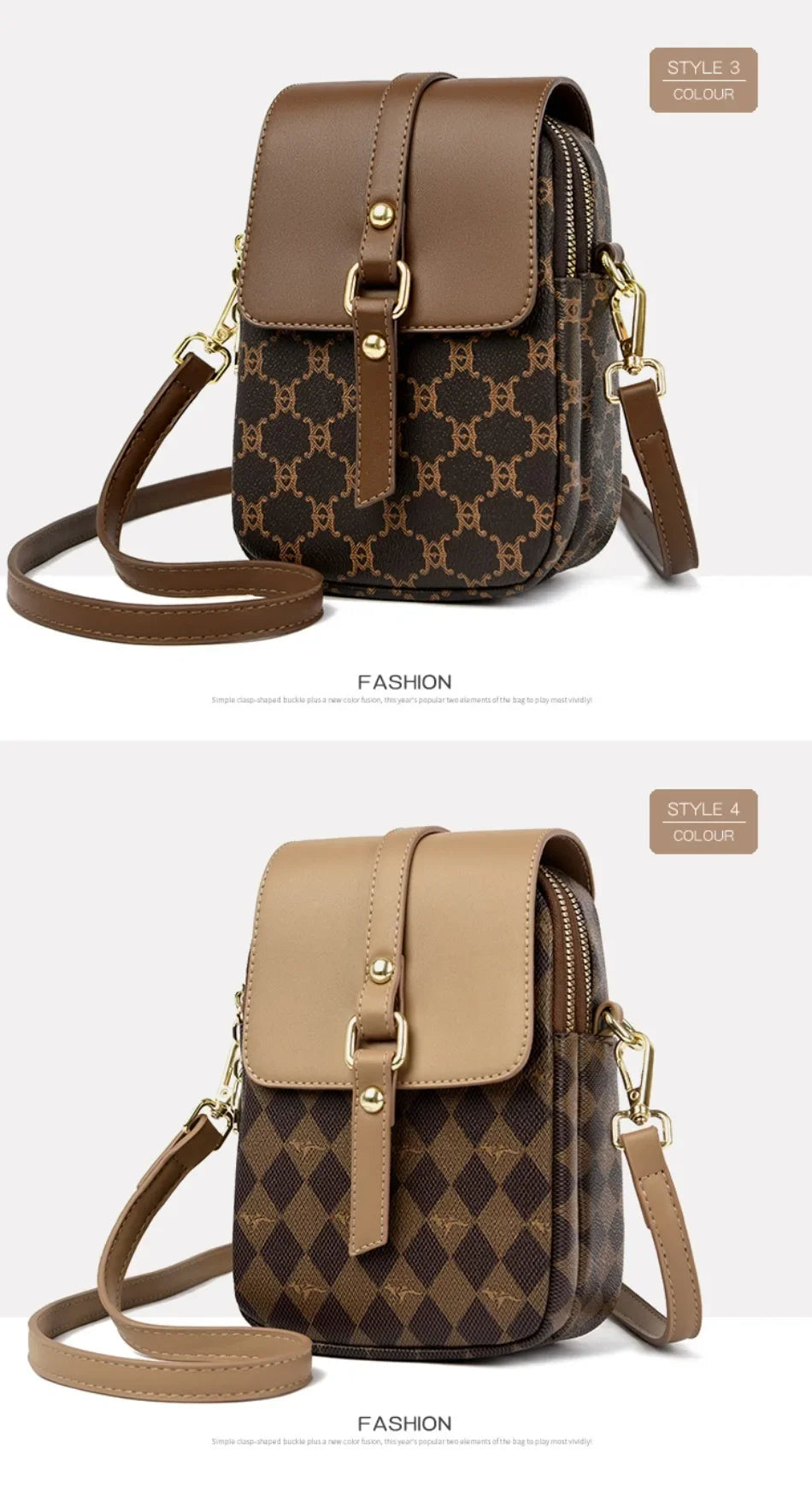 Luxury Brand Retro Handbag Mobile Phone Bag Designer Women'S Single Shoulder Crossbody Bag Women'S Mini Square Bag Sac A Main