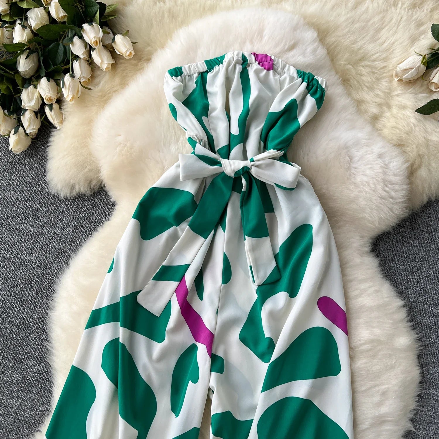 Elegant Sexy Suspender Jumpsuit