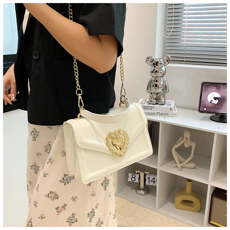 Luxury Embroidered Clutch Bag - Handcrafted Crossbody Purse With Floral Patterns And Detachable Chain