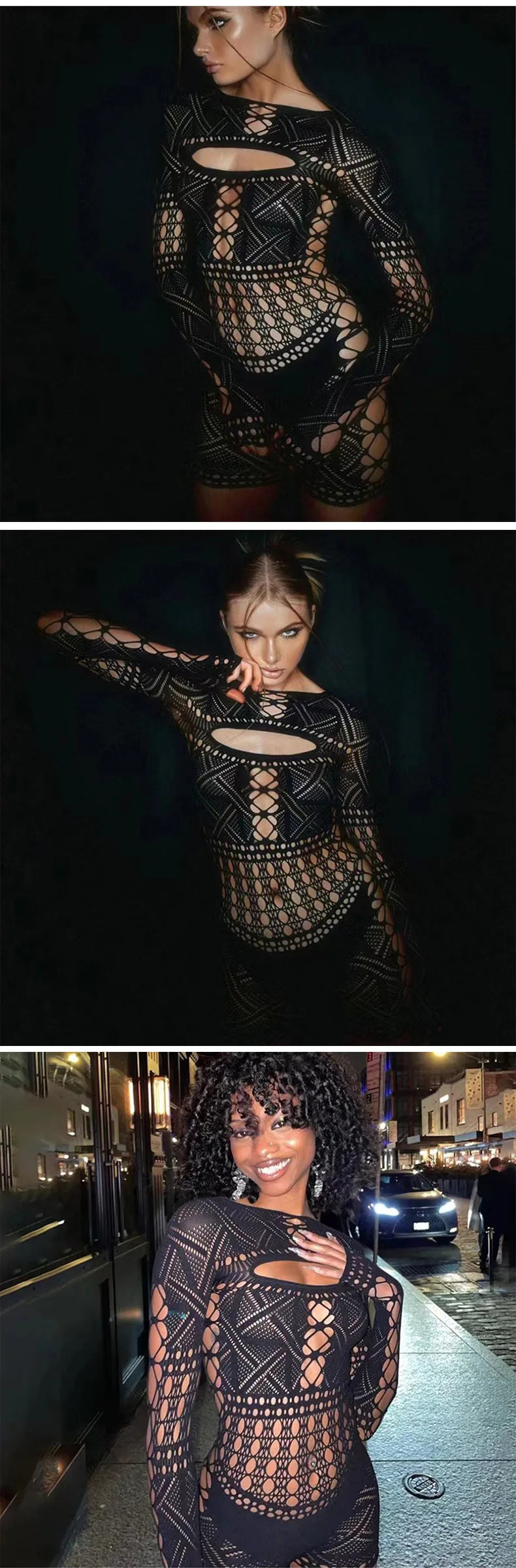 Sexy Lace Jumpsuit Dress