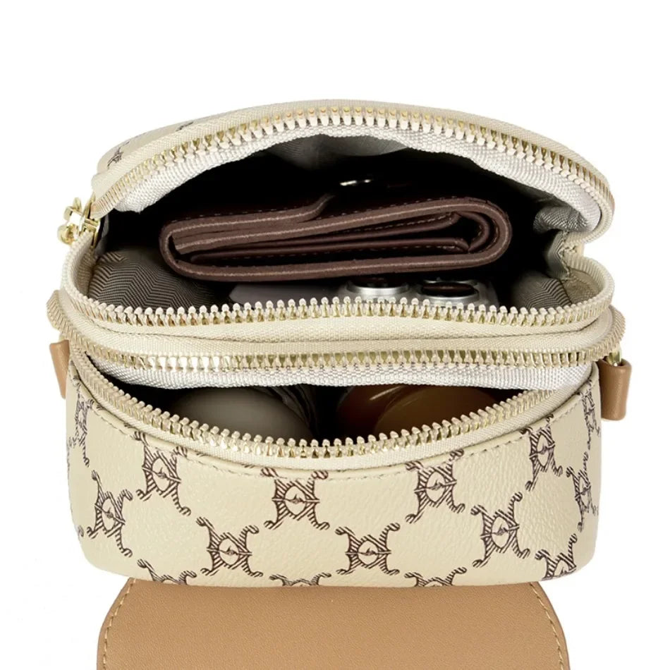 Luxury Brand Retro Handbag Mobile Phone Bag Designer Women'S Single Shoulder Crossbody Bag Women'S Mini Square Bag Sac A Main