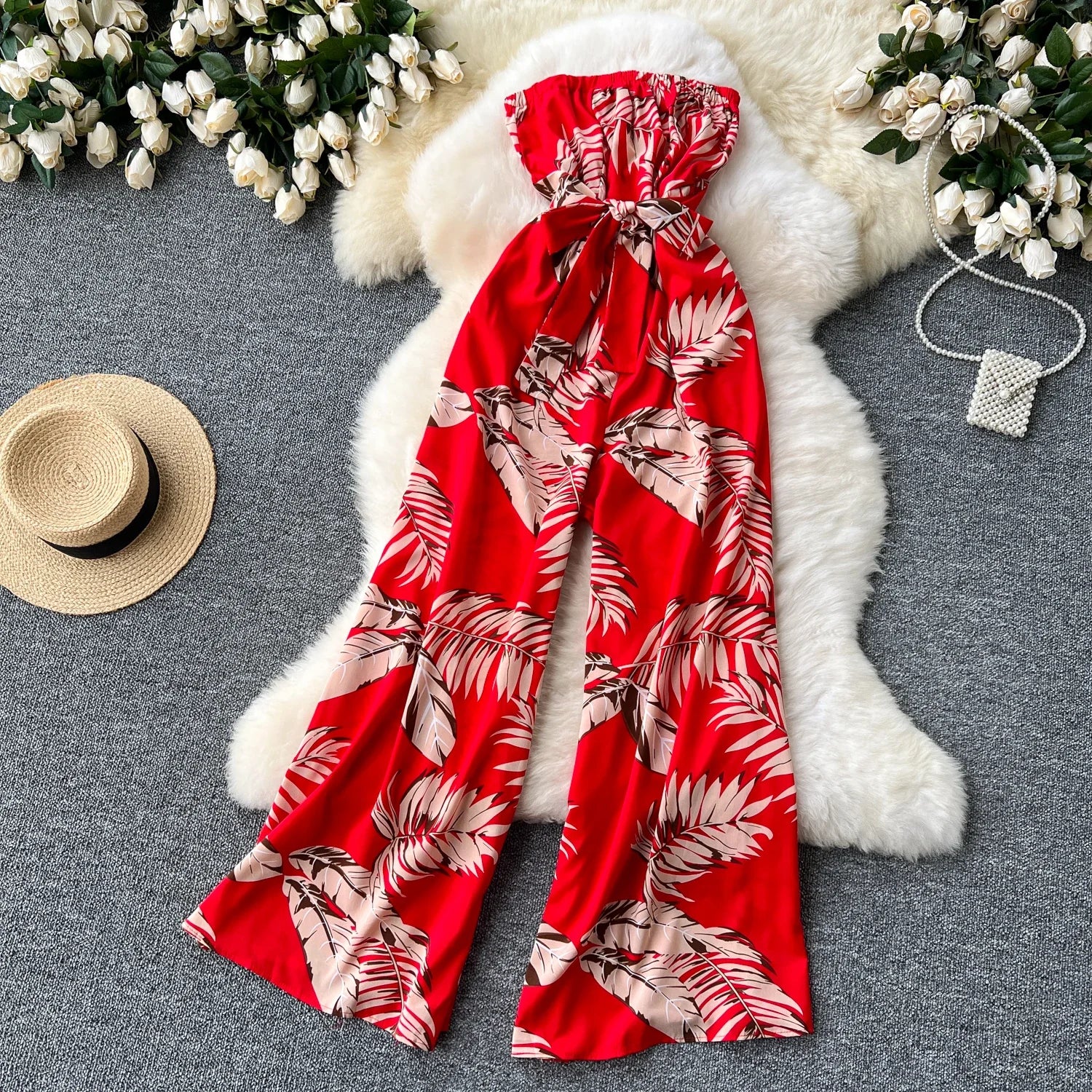Elegant Sexy Suspender Jumpsuit