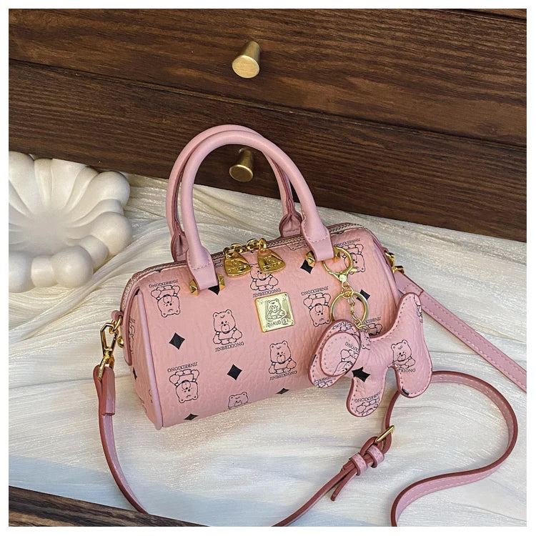 Luxury Ladies Leather Handbag Famous Designer Crossbody Bag Stylish Shoulder Purse Women's Tote Classic Fashion Accessory