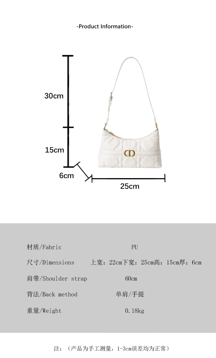 Classic Women's Leather Handbag Designer Crossbody Shoulder Purse Tote Bag Ladies Luxury Brand Perfect Gift Idea