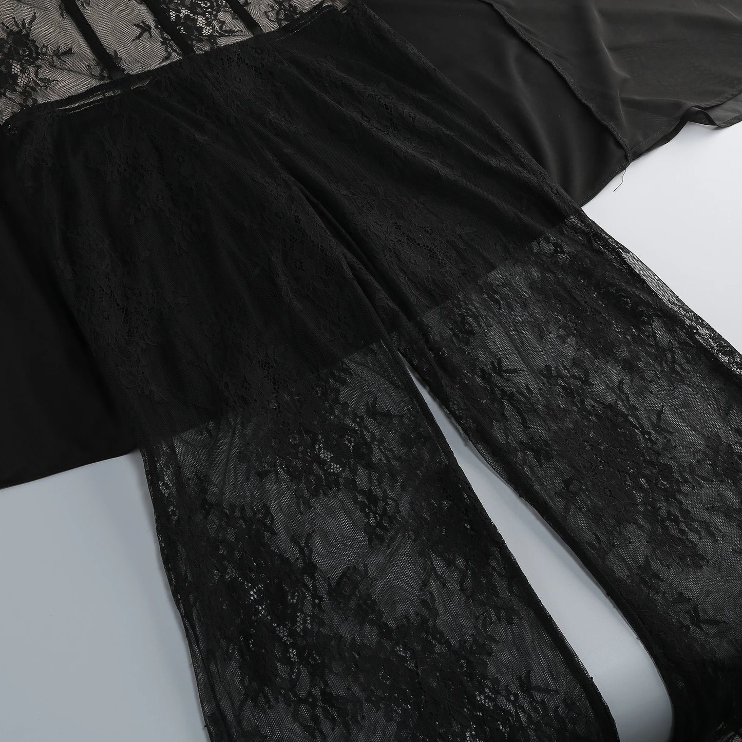 Luxury celebrity photography party nightclub evening gown lace strapless slim fit jumpsuit dress