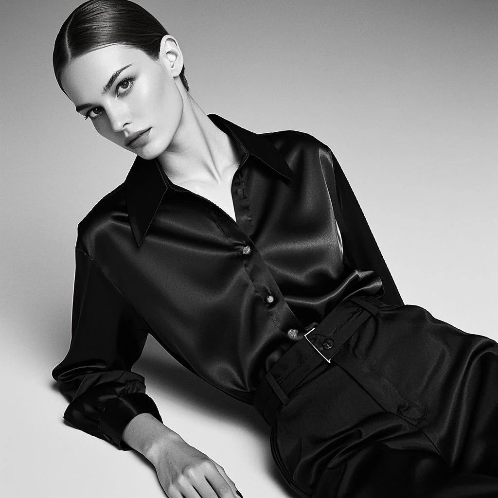 Luxury Satin Finish Blouse for Women