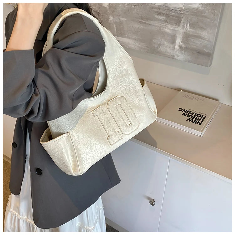 Luxury Women Bag 2025 New Armpit Handbags Women Shoulder Hobos Purse Top-Handle Bag Punk Cool Girls Shopping Packs Large Bolsas