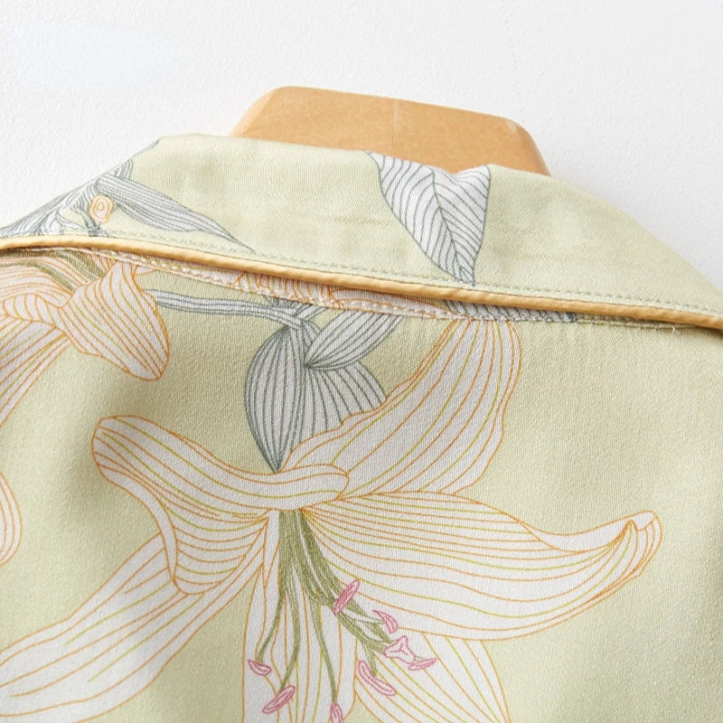 Luxury Floral Pajama Set