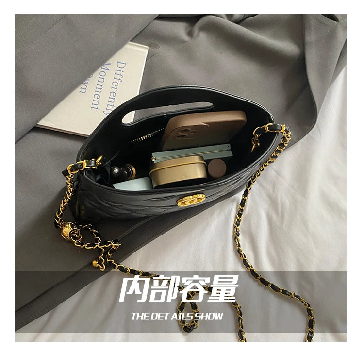 Luxury Ladies Tote Bag Handbags Leather Shoulder From Famous Designer Elegant Classic With Pockets