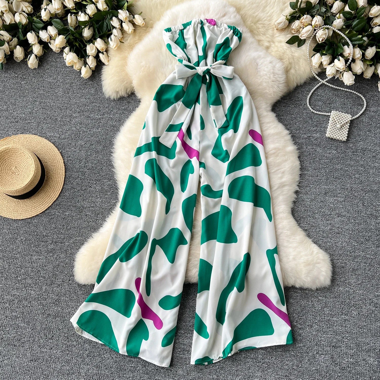 Elegant Sexy Suspender Jumpsuit