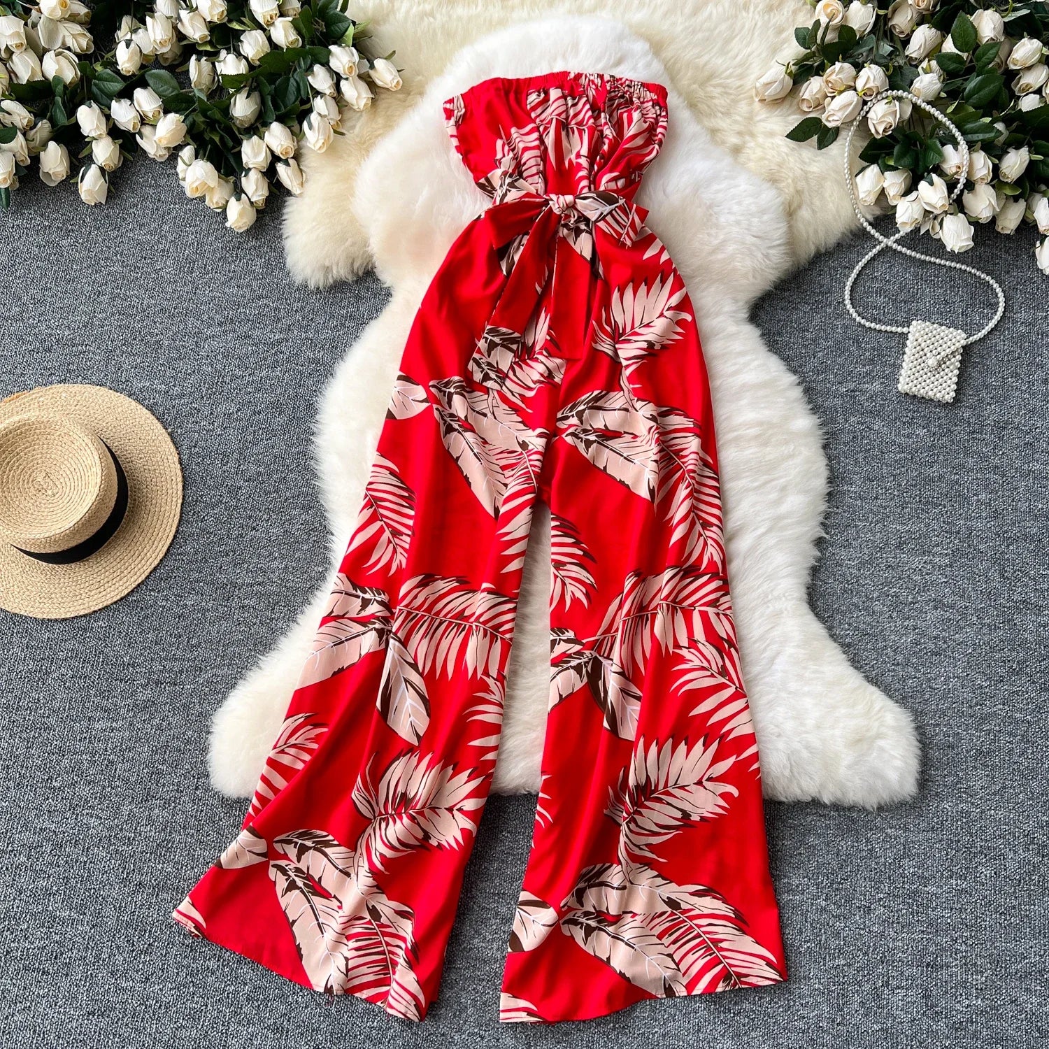Elegant Sexy Suspender Jumpsuit