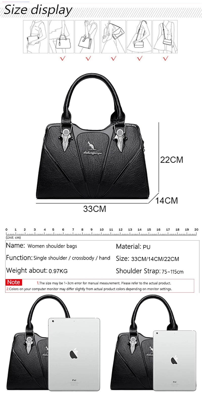 Luxury Leather Handbag for Women