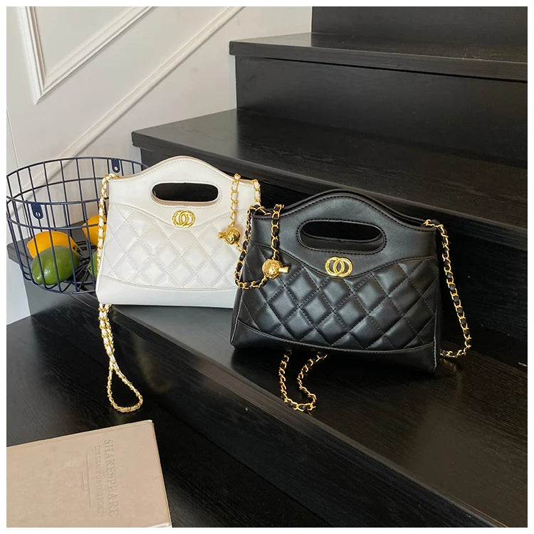 Luxury Ladies Tote Bag Handbags Leather Shoulder From Famous Designer Elegant Classic With Pockets