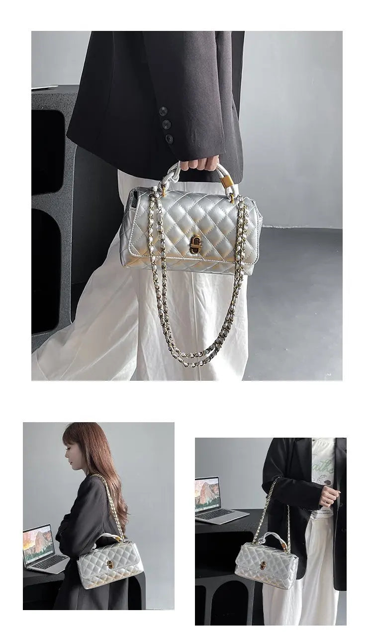 Luxury Reversible Tote Purse For Women Designer Practical Two Sided Bag Offering Two Different Look In One