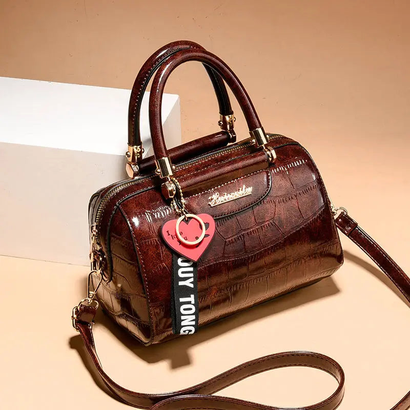 Luxury Design Handbag Shoulder Bag Top Quality PU Leather Women Handbags Crocodile Tote Bag Fashion Female Crossbody Bags Purse