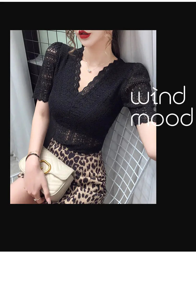 Womens Tops And Blouses Summer Short Sleeve Blouse Women Blusas Mujer De Moda 2022 Turtleneck Knitted Blouse Shirt Tops