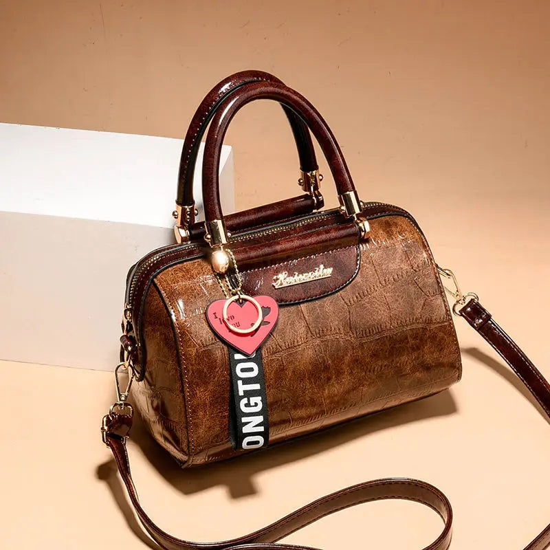 Luxury Design Handbag Shoulder Bag Top Quality PU Leather Women Handbags Crocodile Tote Bag Fashion Female Crossbody Bags Purse