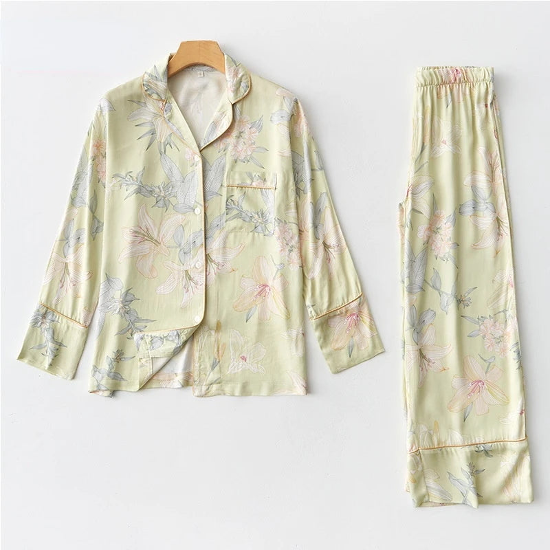 Luxury Floral Pajama Set