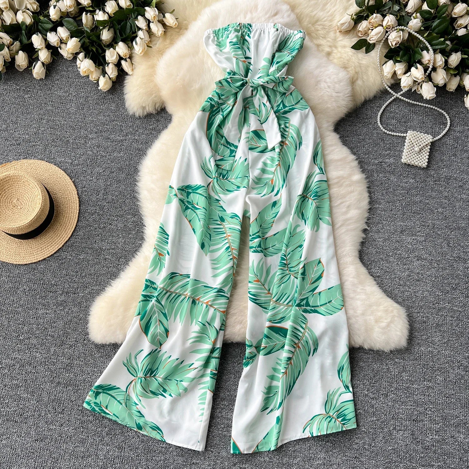 Elegant Sexy Suspender Jumpsuit
