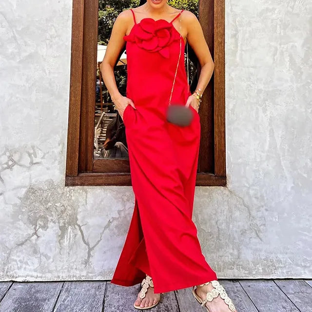 Luxury Women's Long Dress Summer 2024 Fashion Female's Strapless Sleeveless Dresses Casual Pullover Y2k Long Skirt Streetwear