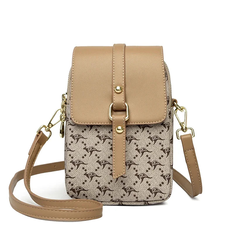 Luxury Brand Retro Handbag Mobile Phone Bag Designer Women'S Single Shoulder Crossbody Bag Women'S Mini Square Bag Sac A Main