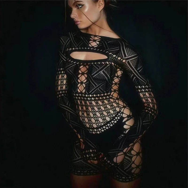 Sexy Lace Jumpsuit Dress
