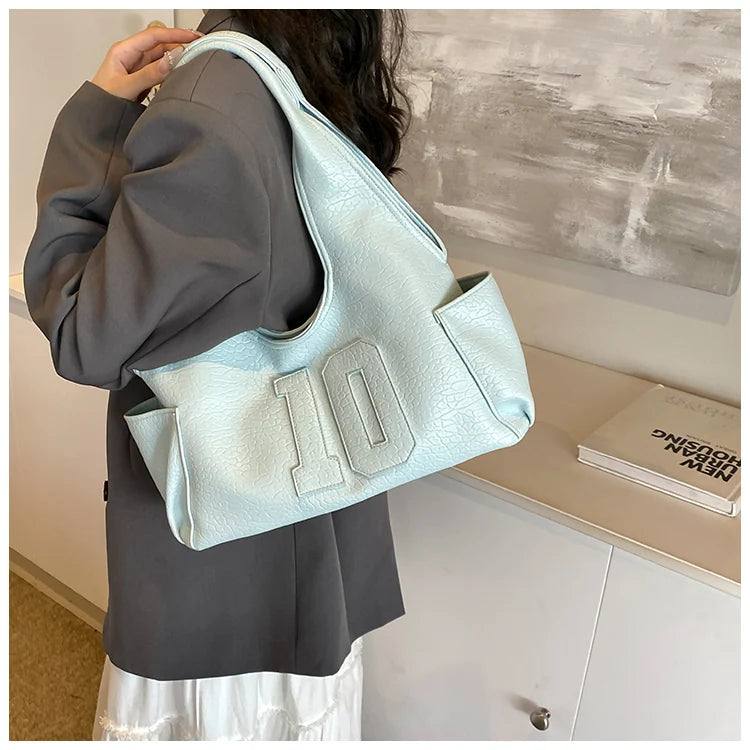 Luxury Women Bag 2025 New Armpit Handbags Women Shoulder Hobos Purse Top-Handle Bag Punk Cool Girls Shopping Packs Large Bolsas