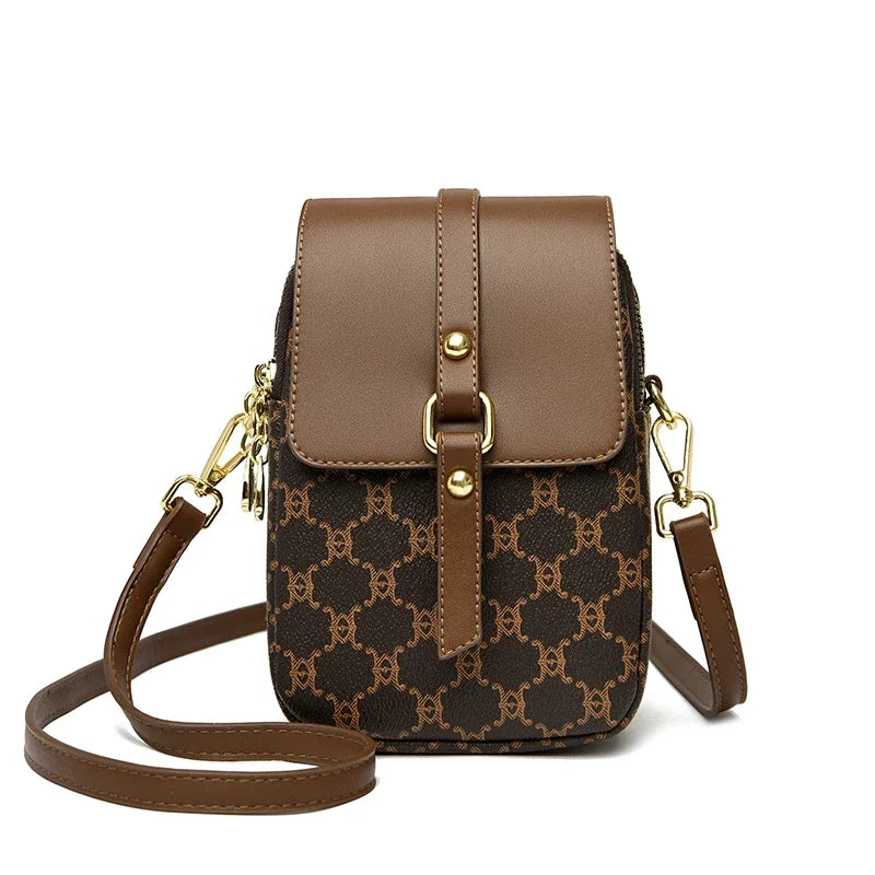 Luxury Brand Retro Handbag Mobile Phone Bag Designer Women'S Single Shoulder Crossbody Bag Women'S Mini Square Bag Sac A Main
