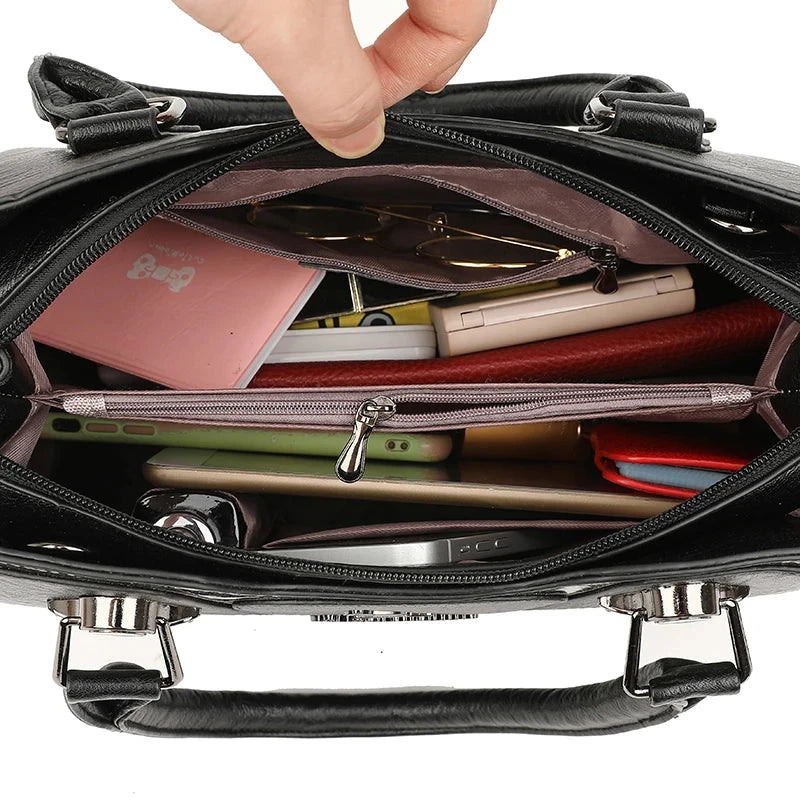 Luxury Leather Handbag for Women – Designer Crossbody