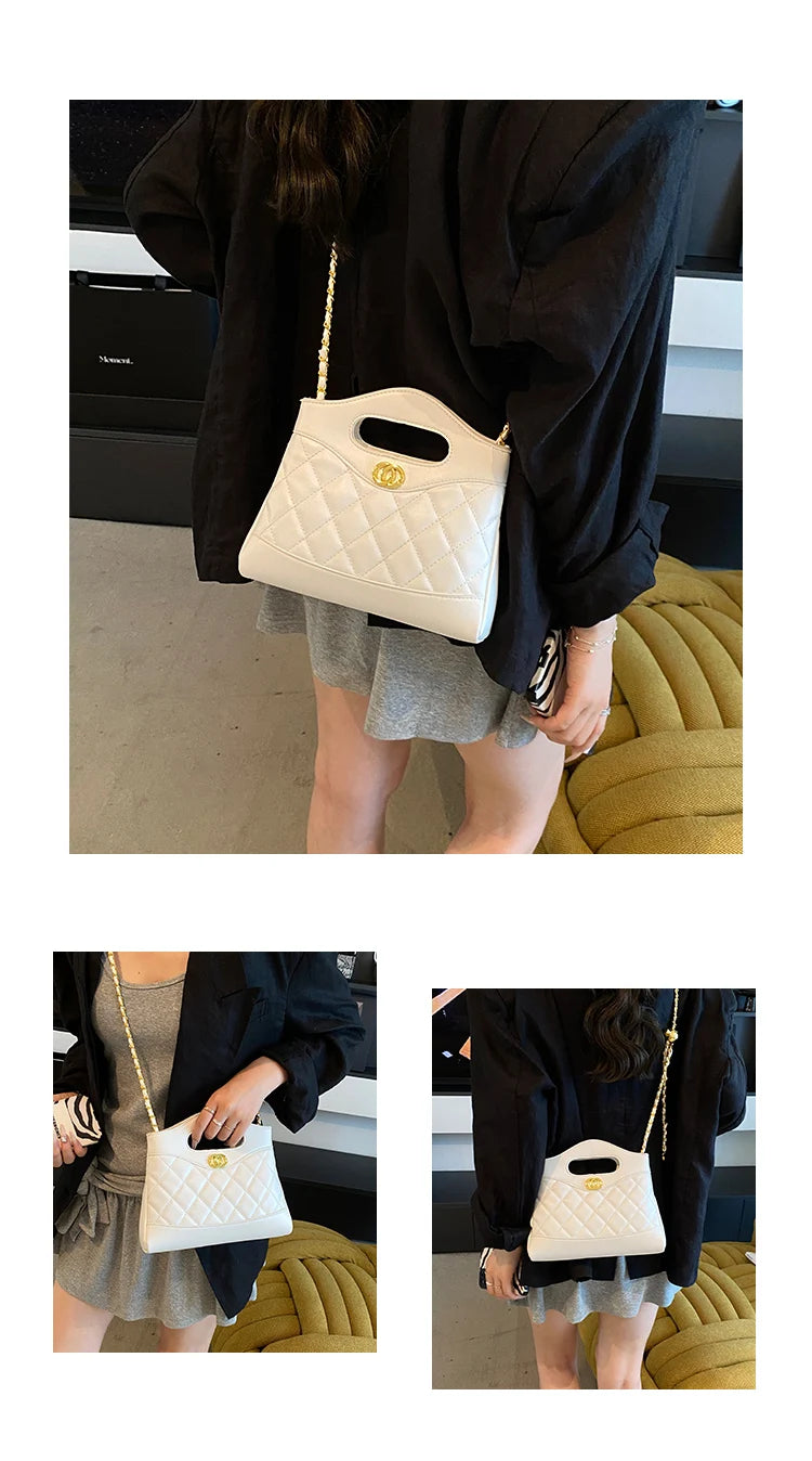 Luxury Ladies Tote Bag Handbags Leather Shoulder From Famous Designer Elegant Classic With Pockets
