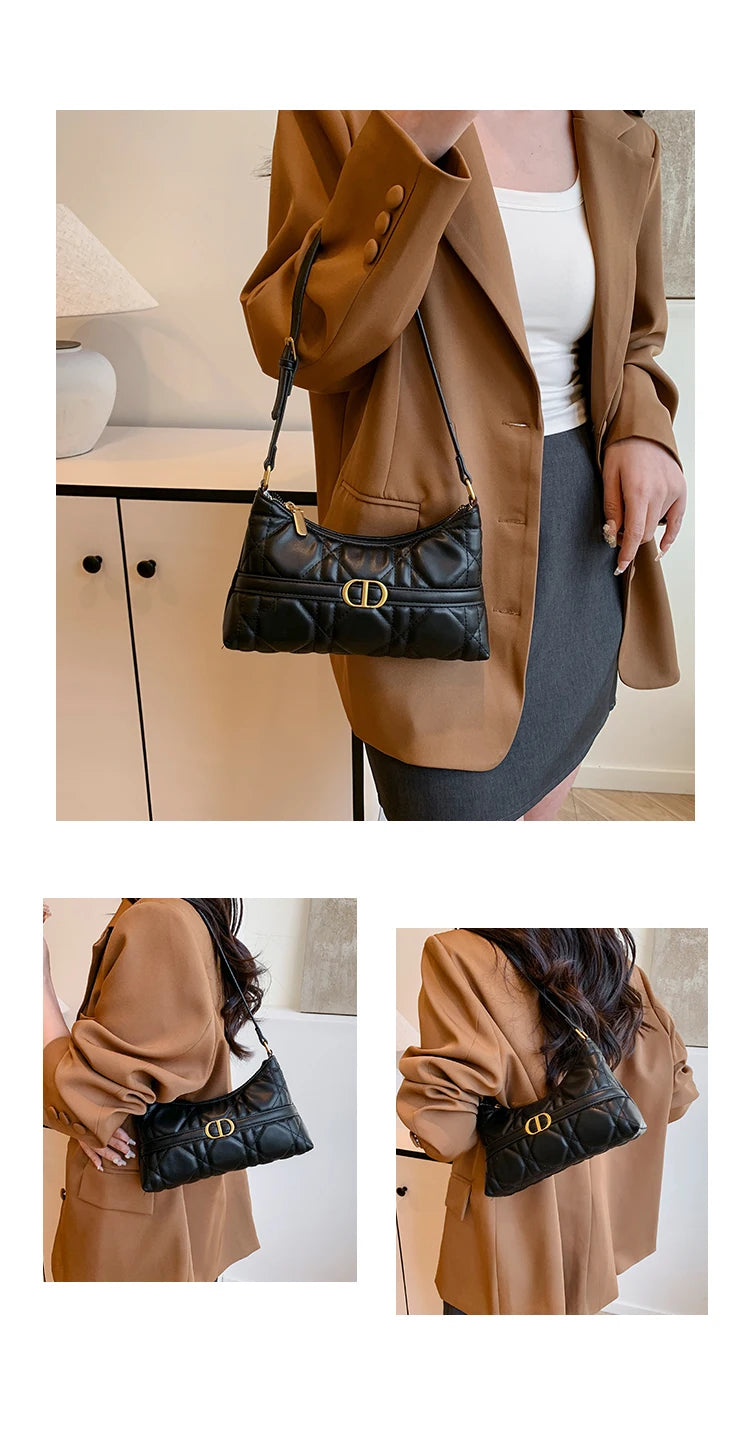 Classic Women's Leather Handbag Designer Crossbody Shoulder Purse Tote Bag Ladies Luxury Brand Perfect Gift Idea