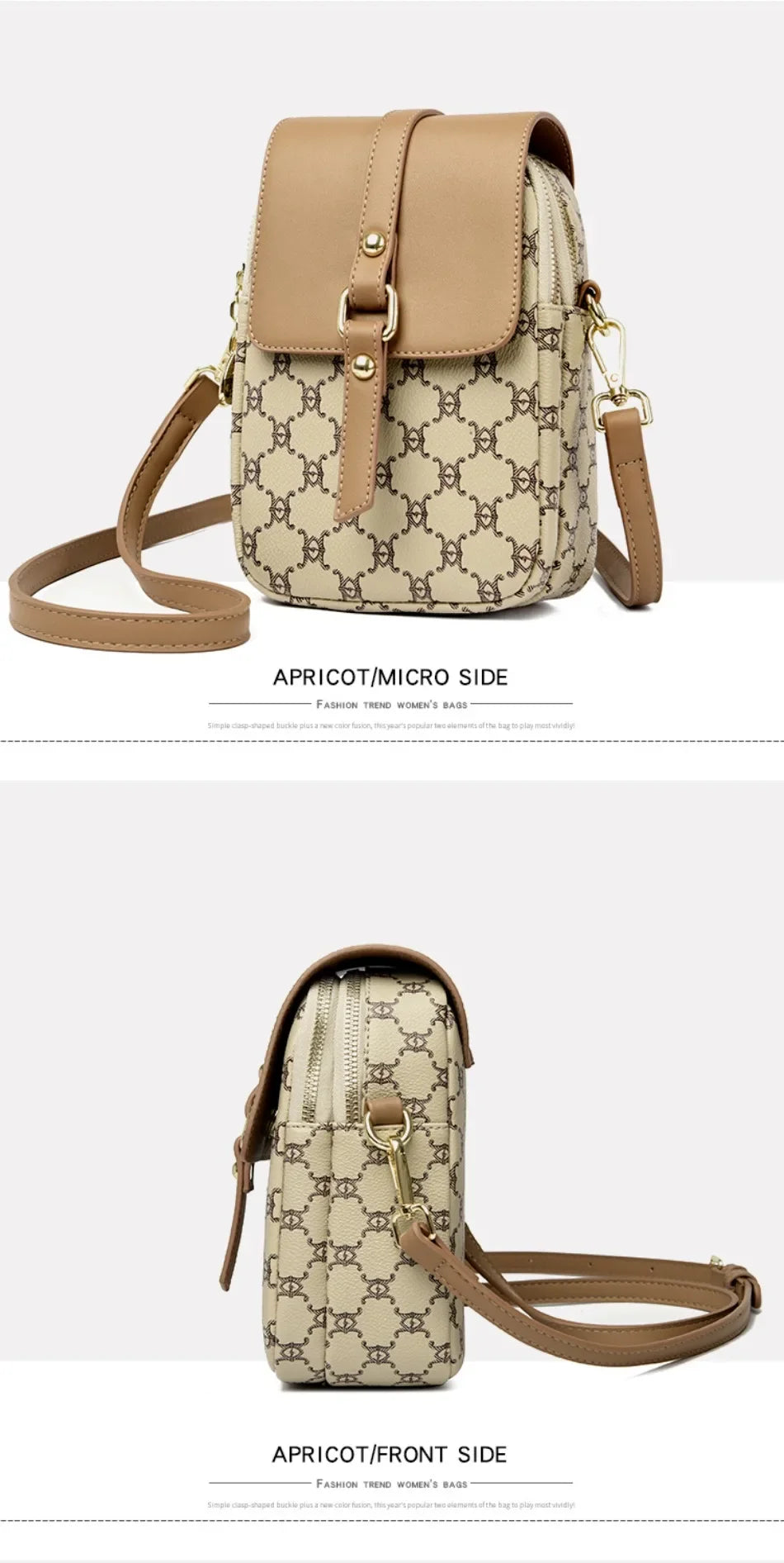 Luxury Brand Retro Handbag Mobile Phone Bag Designer Women'S Single Shoulder Crossbody Bag Women'S Mini Square Bag Sac A Main