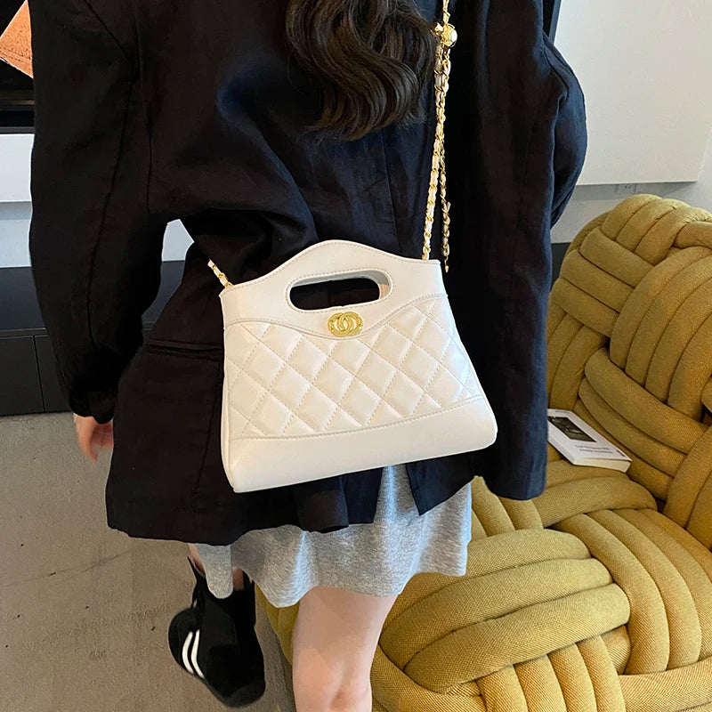 Luxury Ladies Tote Bag Handbags Leather Shoulder From Famous Designer Elegant Classic With Pockets