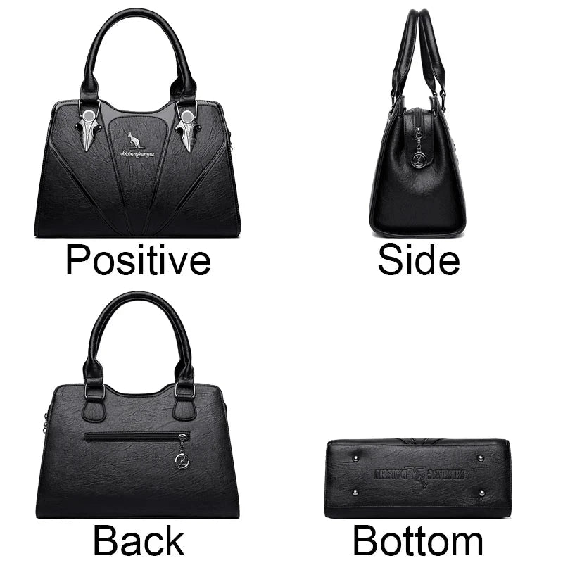 Luxury Leather Handbag for Women – Designer Crossbody