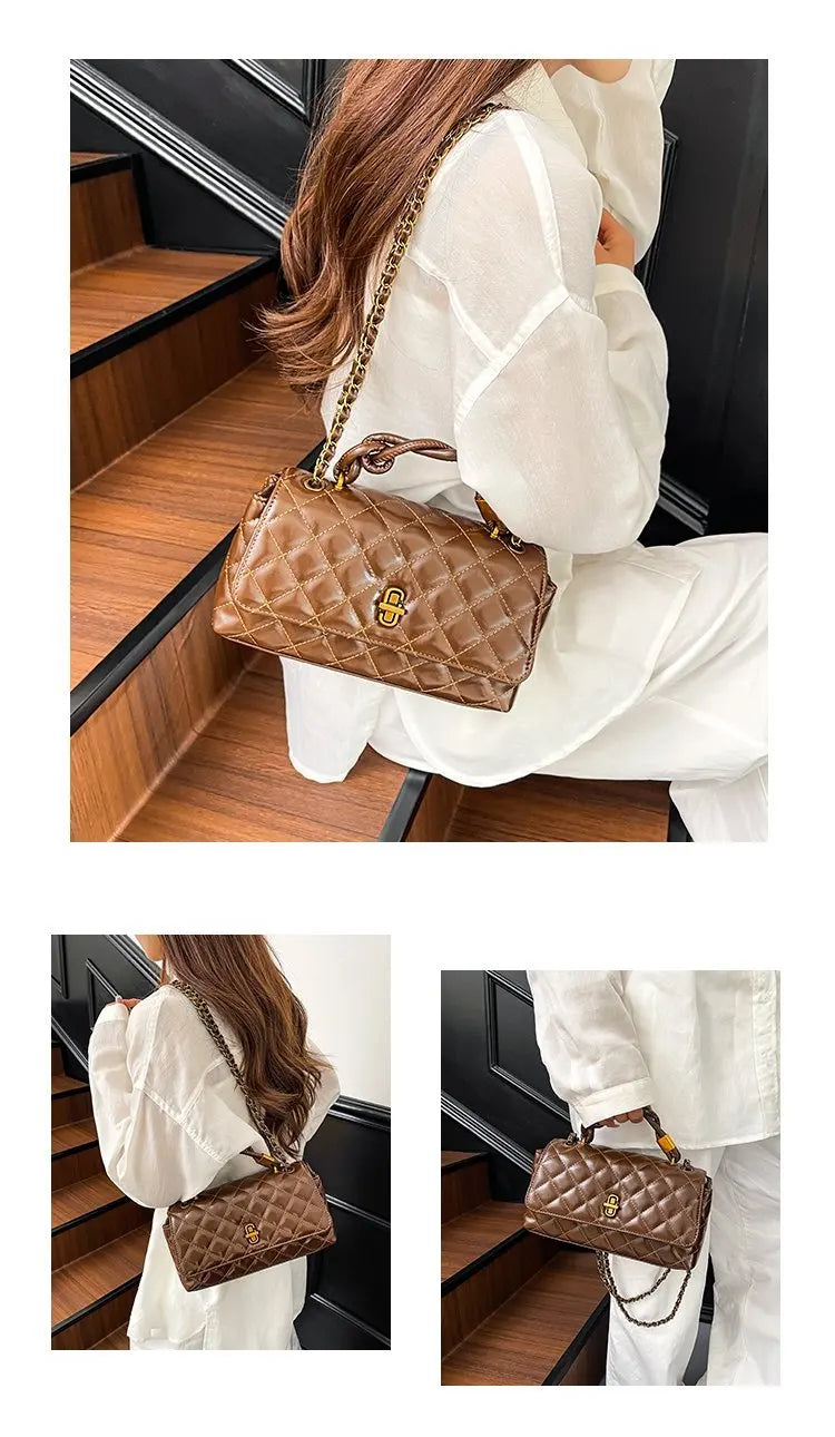 Luxury Reversible Tote Purse For Women Designer Practical Two Sided Bag Offering Two Different Look In One