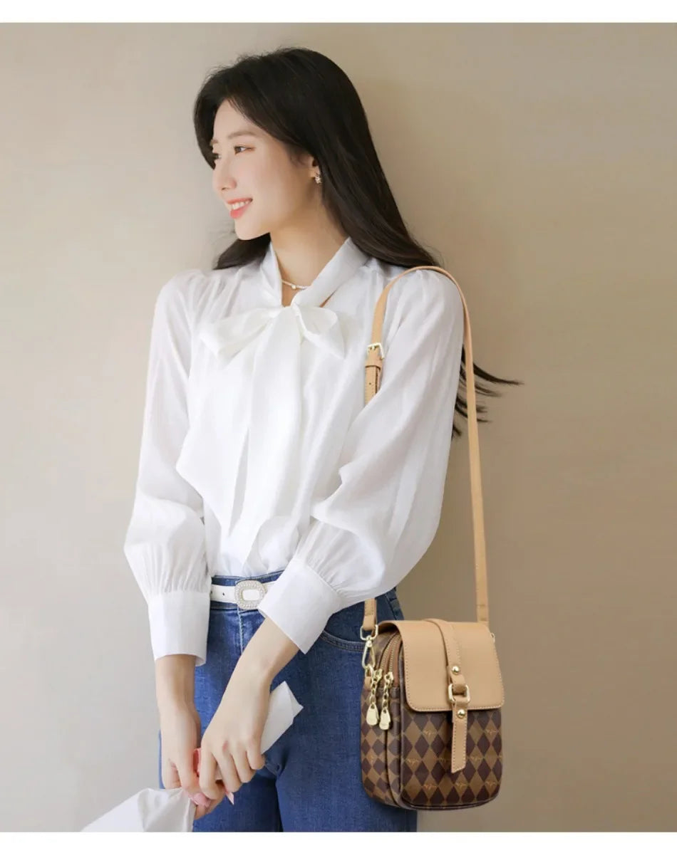 Luxury Brand Retro Handbag Mobile Phone Bag Designer Women'S Single Shoulder Crossbody Bag Women'S Mini Square Bag Sac A Main