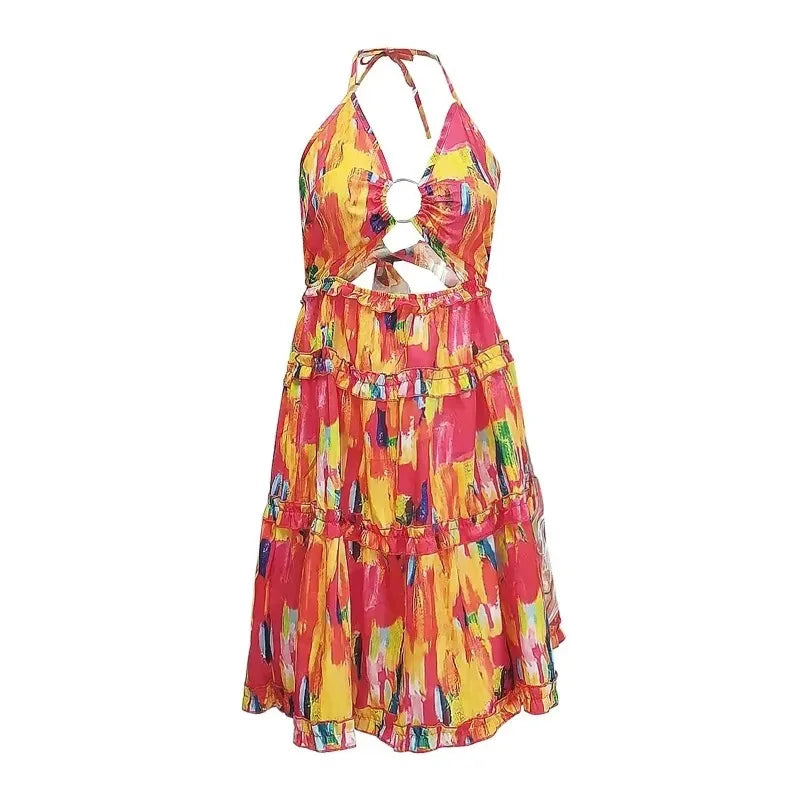 Luxury Women'S Elegant Dress Outfits Women'S Casual Summer Tank Top Sleeveless Knee Length Mini Vestidos Elegantes Para Mujeres