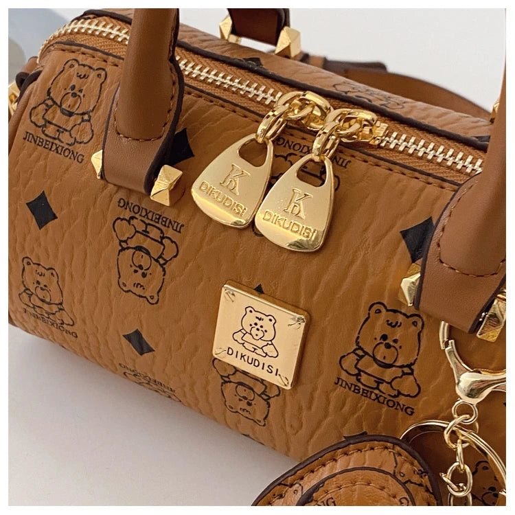 Luxury Ladies Leather Handbag Famous Designer Crossbody Bag Stylish Shoulder Purse Women's Tote Classic Fashion Accessory