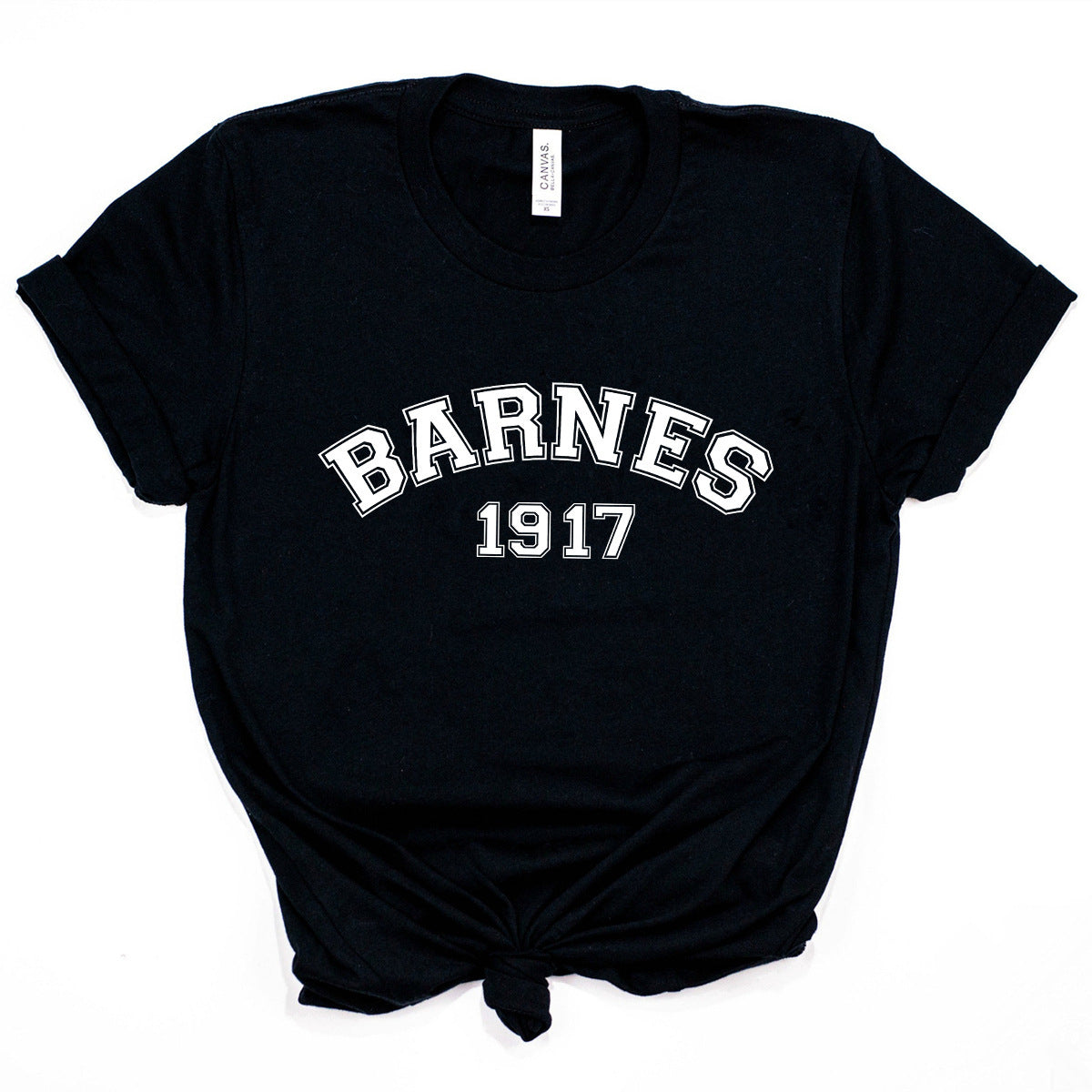 Women's Vintage Alphanumeric Print Short Sleeve T-Shirt