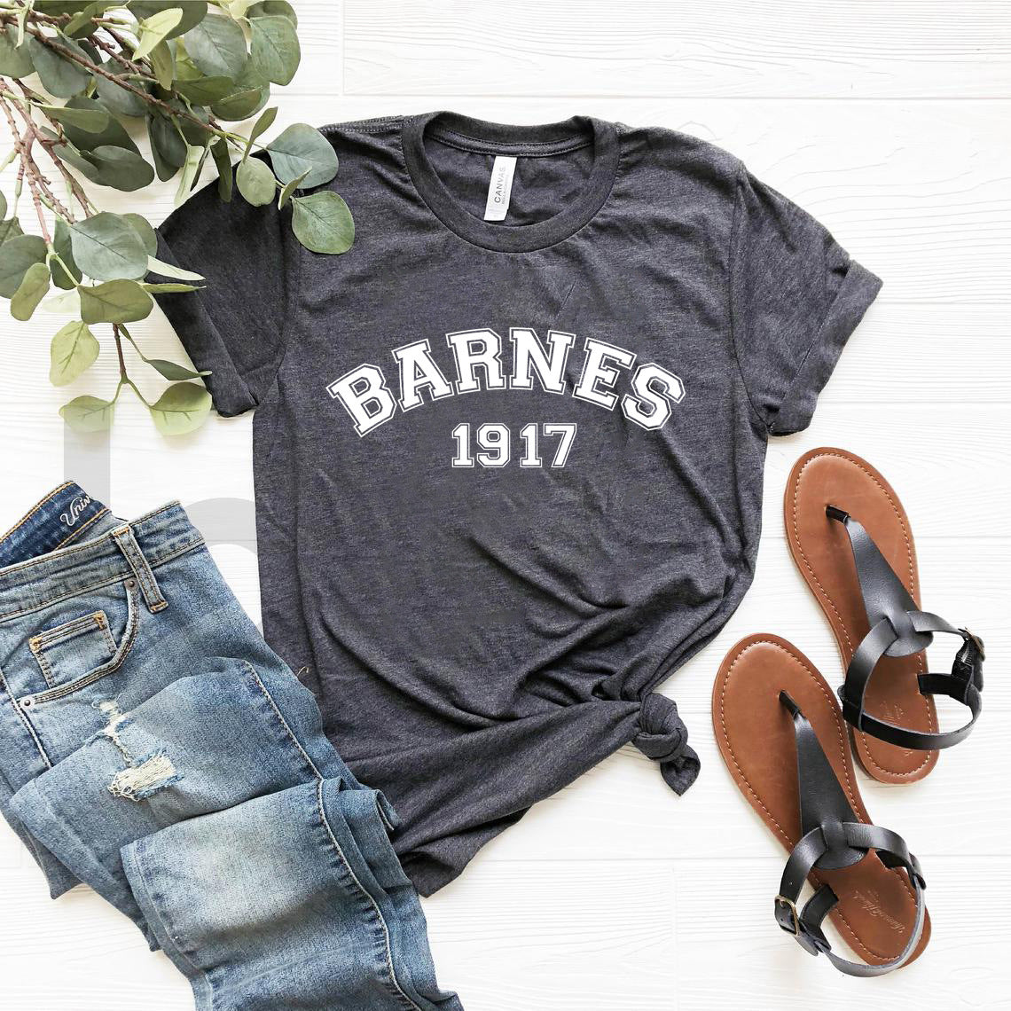 Women's Vintage Alphanumeric Print Short Sleeve T-Shirt