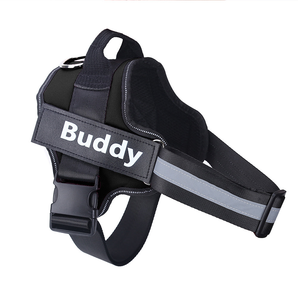 Personalized No Pull Reflective Dog Harness - Adjustable Pet Vest