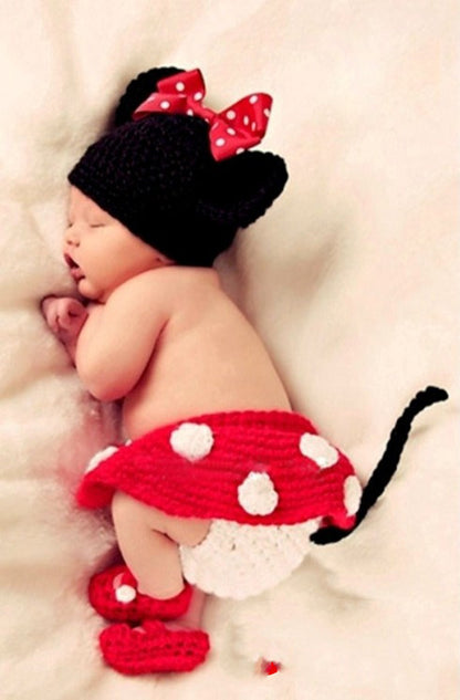 "Newborn Baby 100 Days & Full Moon Photography Clothes"