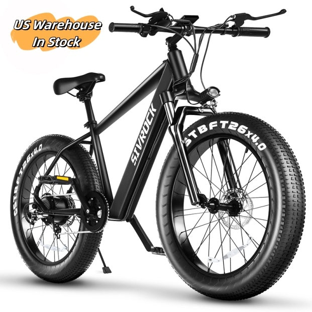 Professional 1000W Fat Tire Electric Bike 26" for Adults