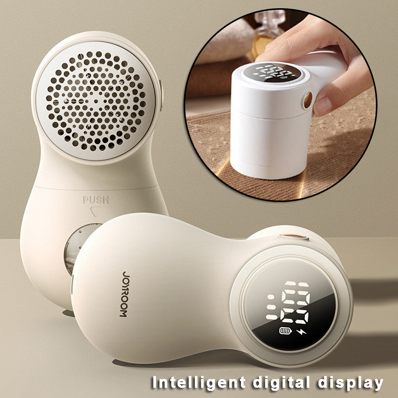 Electric Lint Remover & Hairball Trimmer - USB Charging, LED Display